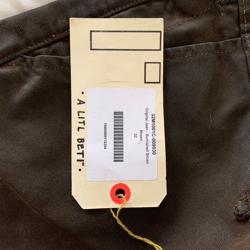 rogan - Original Jean / Burnished Brown waxed NWT - Picture 2 of 8